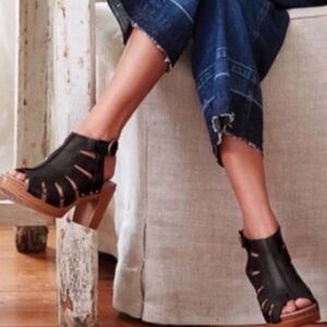 DANSKO Demetra Block Heel Leather Sandals